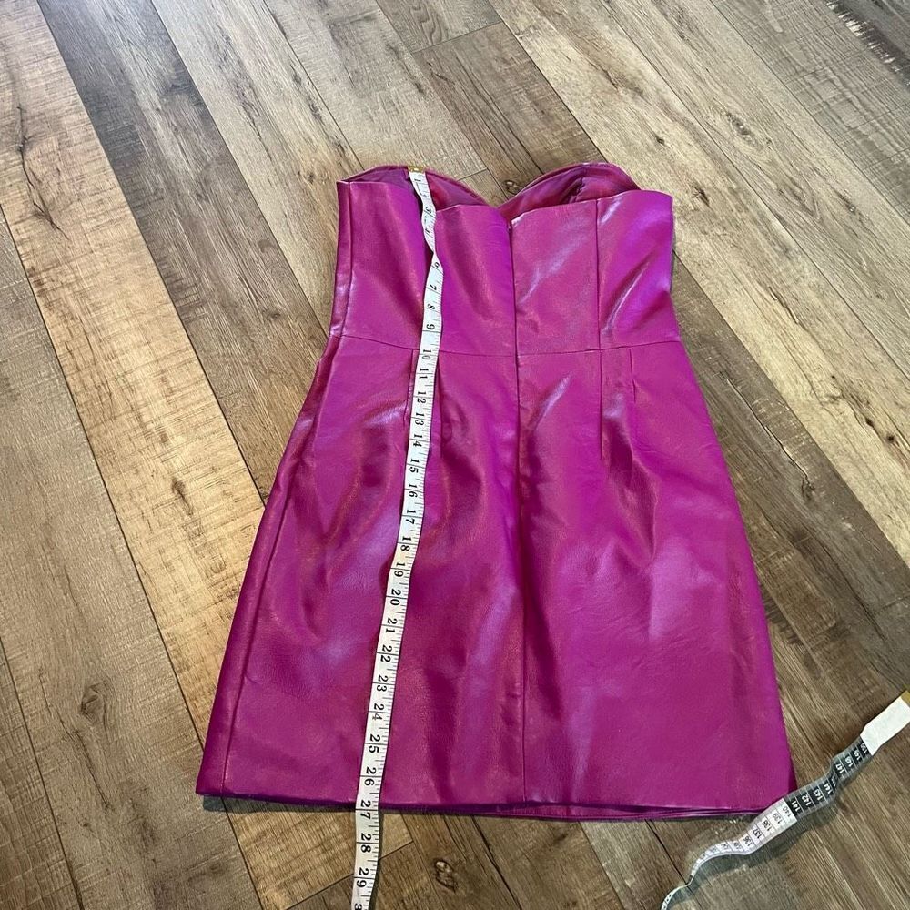 TopShop Bandeau Mini Dress Purple size 6 - Picture 3 of 11